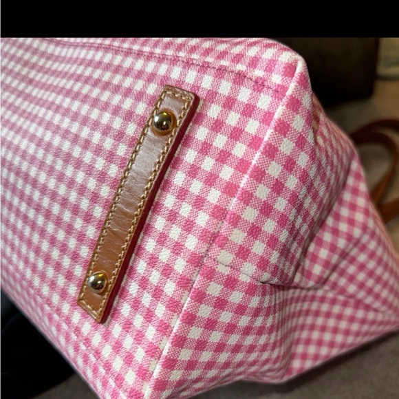 Dooney & Bourke Pink Gingham Emily Tote and NWOT Wallet - Picture 10 of 12